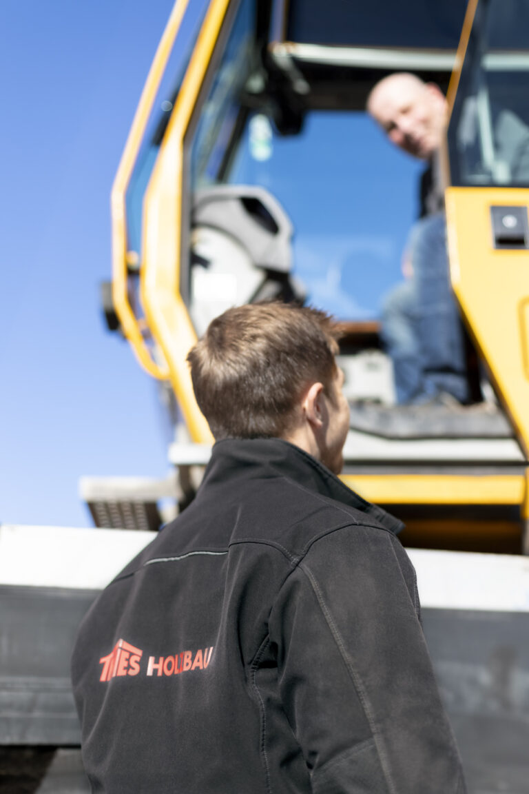 Bauarbeiter Gespräch