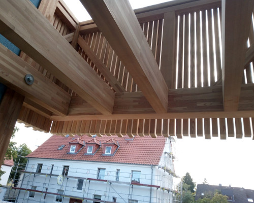 Holzbau Balkon