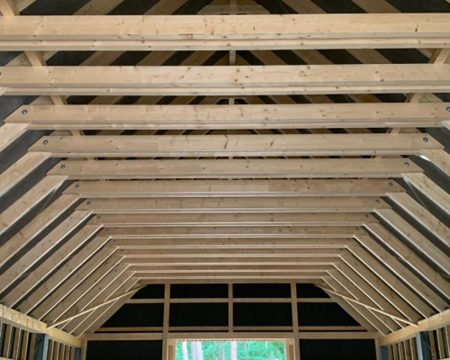 Holzrahmenkonstruktion