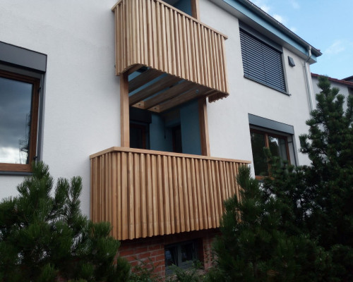 Holzverkleidung Balkon
