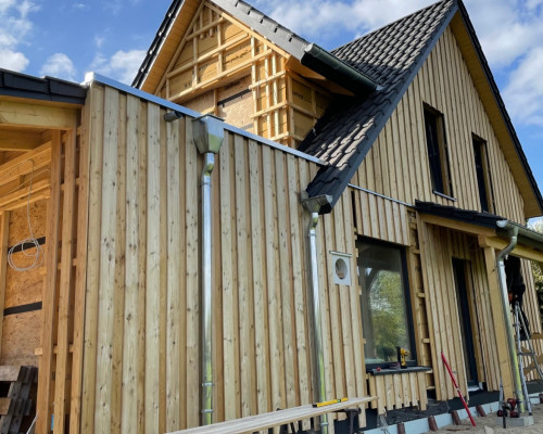 Holzhaus Bau