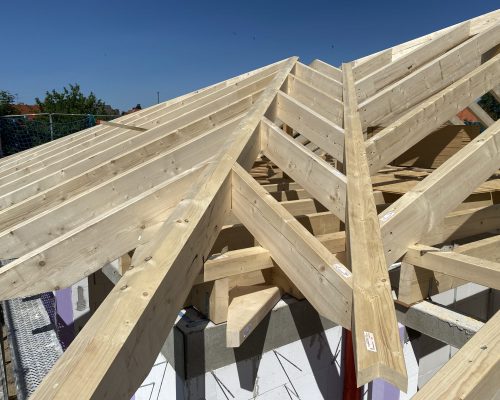 Dachstuhl Konstruktion