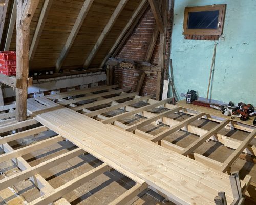 Ausbau im Dachgeschoss