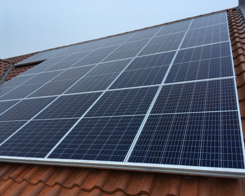 Solarpanels Dach