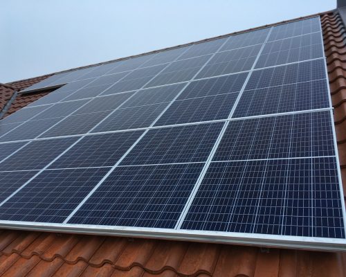 Solarpanels Dach